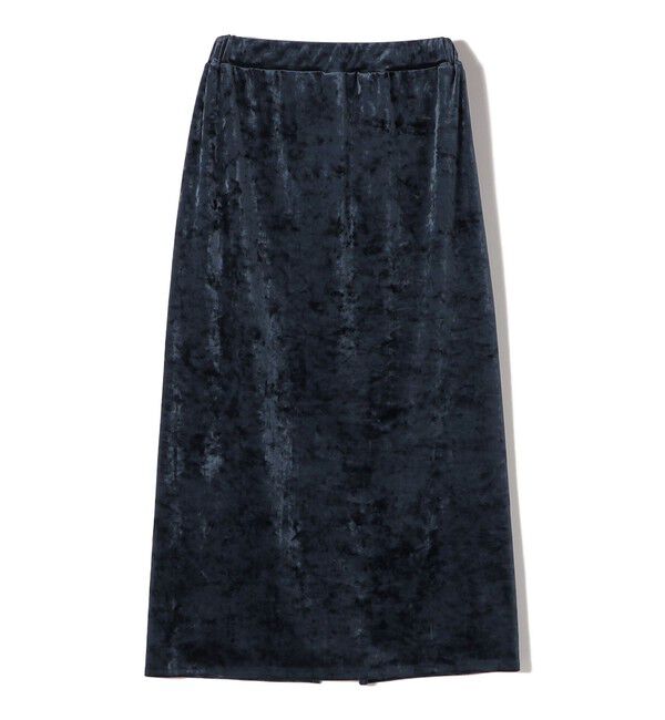 SHIPS for women「〈手洗い可能〉スノー クラッシュ ポリエステル ベロア ウエスト ゴム スカート」|スカート|