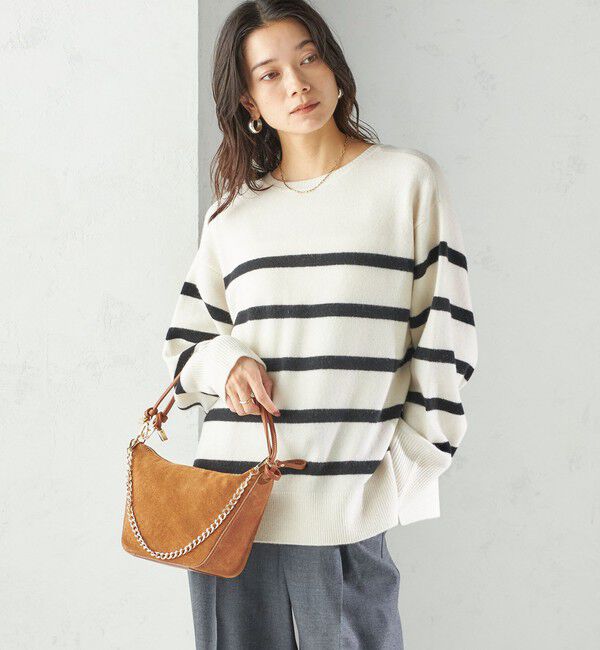 SHIPS for women「〈手洗い可能〉ウール カシミヤ 2WAY プルオーバー」|ニット・セーター|