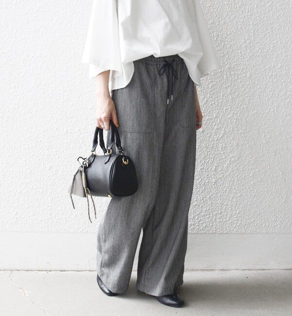 SHIPS any「SHIPS any:〈手洗い可能〉ウォーム イージー ワイド ストレート パンツ」|その他|