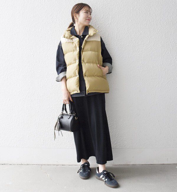 SHIPS any「SHIPS any: ナイロン スタンドカラー ダウン ベスト」|ダウンベスト・ベスト|