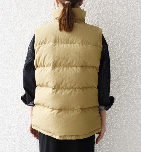SHIPS any「SHIPS any: ナイロン スタンドカラー ダウン ベスト」|ダウンベスト・ベスト|