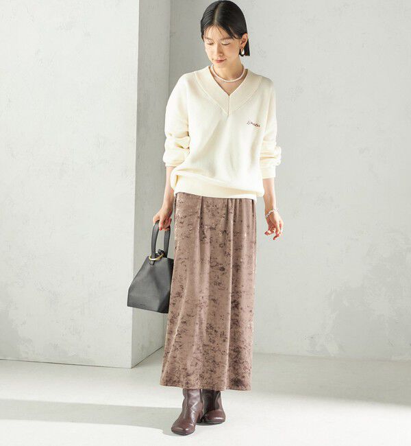 SHIPS for women「【SHIPS別注】J.J MERCER:〈洗濯機可能〉Vネック ニット」|ニット・セーター|