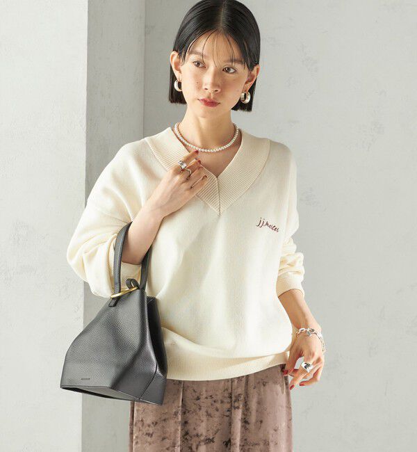 SHIPS for women「【SHIPS別注】J.J MERCER:〈洗濯機可能〉Vネック ニット」|ニット・セーター|