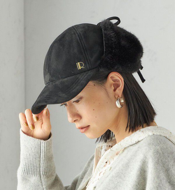 SHIPS for women「Revis.: ポリエステル スエード フライト キャップ」|キャップ・キャスケット|