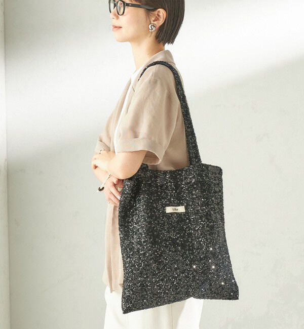 SHIPS for women「《一部追加予約》【一部SHIPS別注】Uhr: スパンコール トート バッグ」|トートバッグ|
