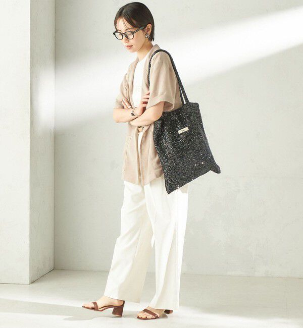 SHIPS for women「《一部追加予約》【一部SHIPS別注】Uhr: スパンコール トート バッグ」|トートバッグ|