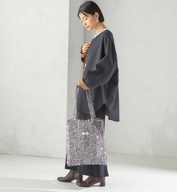 SHIPS for women「《一部追加予約》【一部SHIPS別注】Uhr: スパンコール トート バッグ」|トートバッグ|