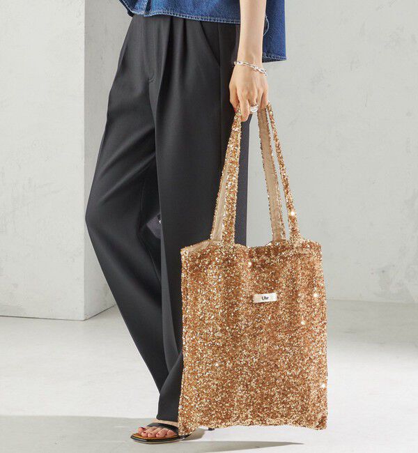 SHIPS for women「《一部追加予約》【一部SHIPS別注】Uhr: スパンコール トート バッグ」|トートバッグ|