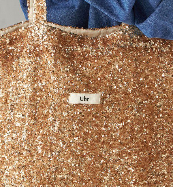 SHIPS for women「《一部追加予約》【一部SHIPS別注】Uhr: スパンコール トート バッグ」|トートバッグ|