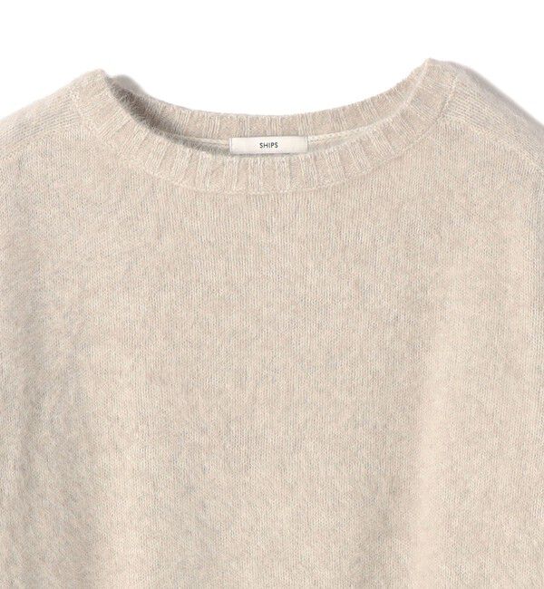 SHIPS for women「〈手洗い可能〉フォックス クルーネック ニット プルオーバー」|ニット・セーター|