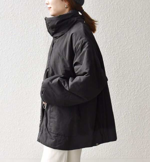 SHIPS any「【WEB限定】SHIPS any: 中綿 ダブル ジップ スタンド ブルゾン」|ブルゾン・スタジャン|