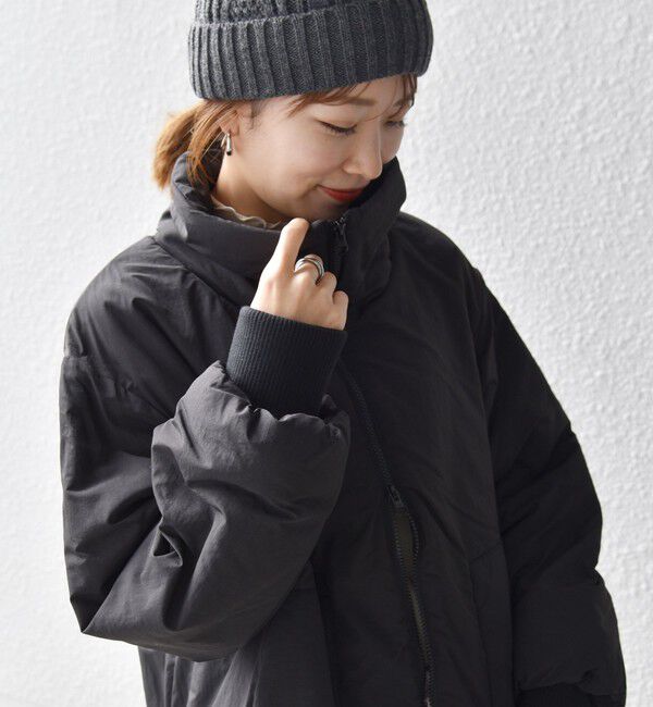 SHIPS any「【WEB限定】SHIPS any: 中綿 ダブル ジップ スタンド ブルゾン」|ブルゾン・スタジャン|