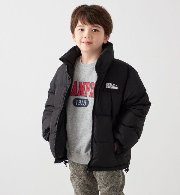 SHIPS any「FIRST DOWN:〈洗濯機可能〉リバーシブル バブル ダウン ジャケット <KIDS>◇」|ダウン|