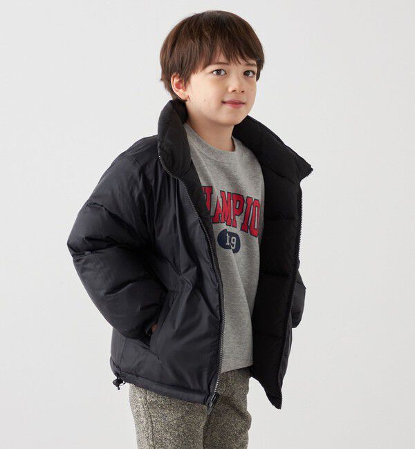 SHIPS any「FIRST DOWN:〈洗濯機可能〉リバーシブル バブル ダウン ジャケット <KIDS>◇」|ダウン|