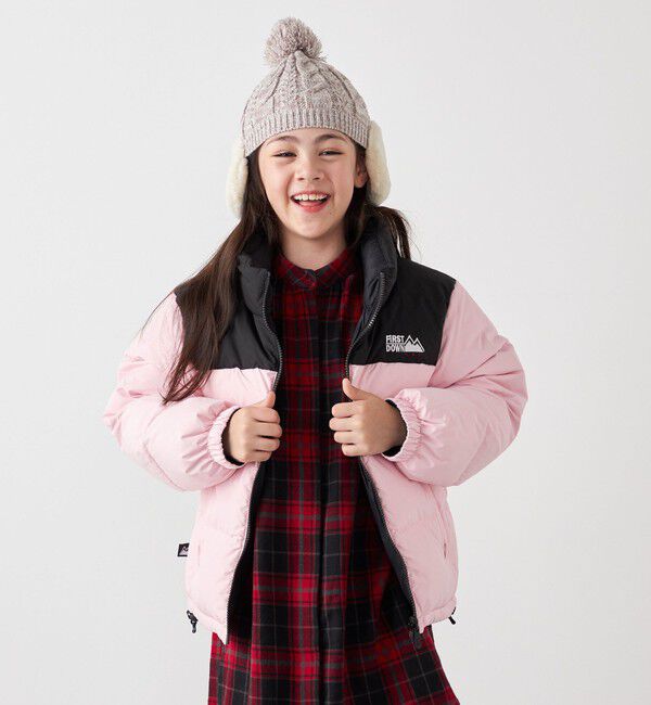 SHIPS any「FIRST DOWN:〈洗濯機可能〉リバーシブル バブル ダウン ジャケット <KIDS>◇」|ダウン|