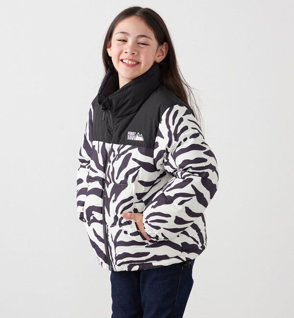 SHIPS any「FIRST DOWN:〈洗濯機可能〉リバーシブル バブル ダウン ジャケット <KIDS>◇」|ダウン|