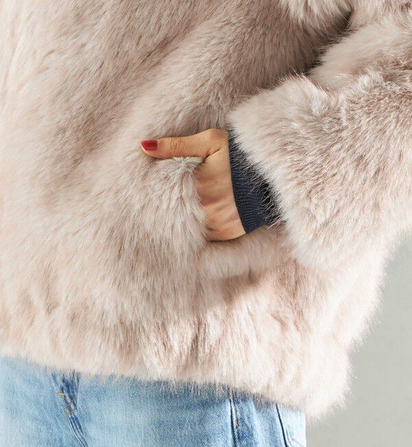 SHIPS for women「フェイク ファー コクーン ブルゾン」|その他|