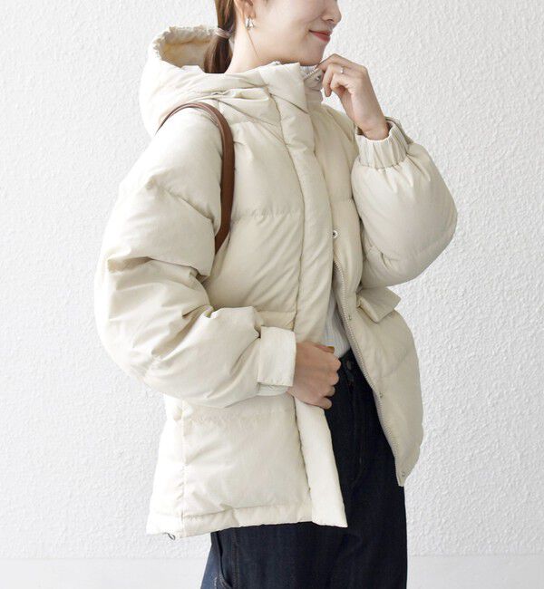 SHIPS any「【WEB限定】SHIPS any: フーディ ショート ダウン ジャケット 2」|ダウン|