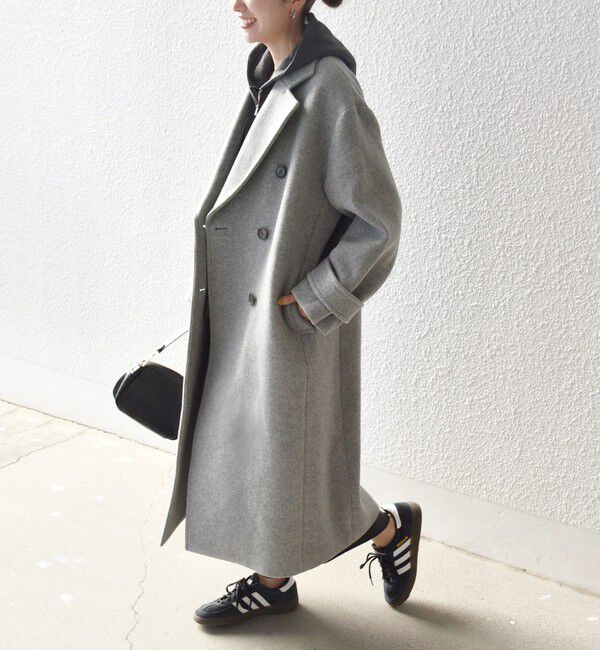 SHIPS any「【WEB限定】SHIPS any: PURE WOOL ロング テーラード コート」|チェスターコート|