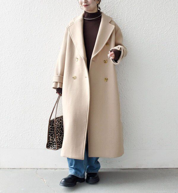 SHIPS any「【WEB限定】SHIPS any: PURE WOOL ロング テーラード コート」|チェスターコート|