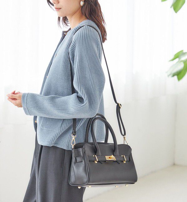 SHIPS for women「【SHIPS別注】MILOS: 金具付き ベルト トート S」|トートバッグ|