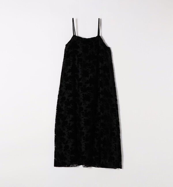 SHIPS any「SHIPS any:〈手洗い可能〉フラワー オパール ロング キャミワンピース」|ワンピース|