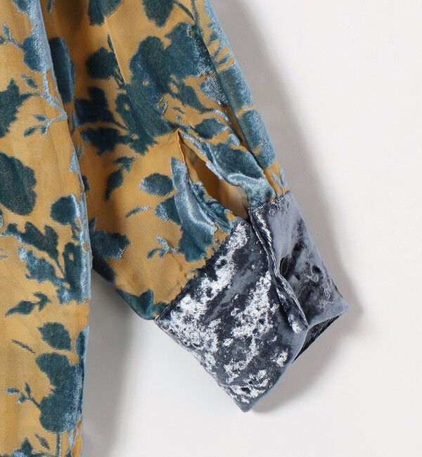 SHIPS any「SHIPS any:〈手洗い可能〉フラワー オパール シアー シャツ ブラウス」|シャツ・ブラウス|