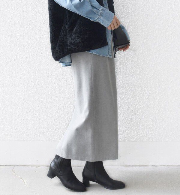 SHIPS for women「〈手洗い可能〉両面起毛 ドロスト スカート」|スカート|