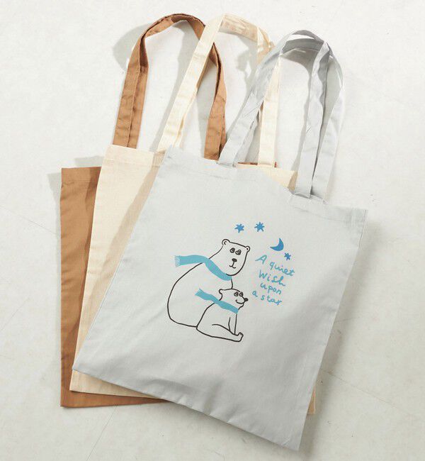 SHIPS for women「Shiomi Wada&times;SHIPS: トートバッグ」|トートバッグ|ライトグレー