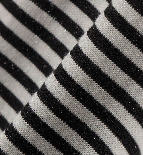 SHIPS for women「〈洗濯機可能〉ラメ クルーネック 長袖 ニット」|ニット・セーター|