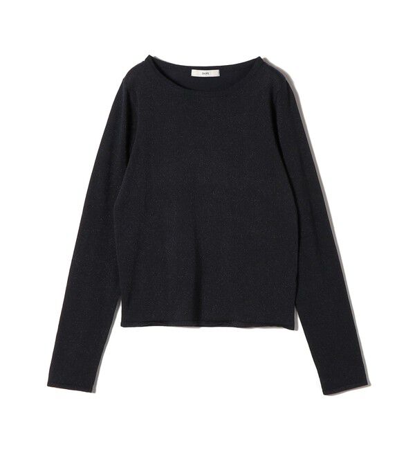 SHIPS for women「〈洗濯機可能〉ラメ クルーネック 長袖 ニット」|ニット・セーター|