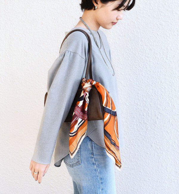 SHIPS for women「〈手洗い可能〉両面起毛 裾 ラウンド デザイン プルオーバー」|シャツ・ブラウス|