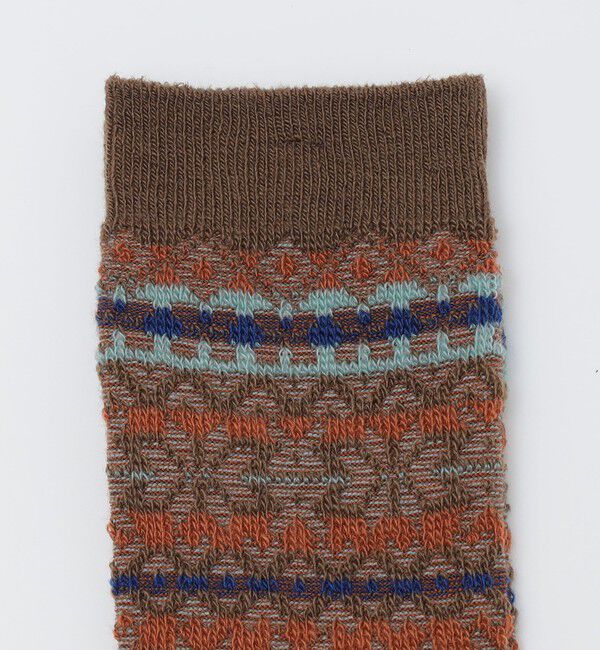 SHIPS「ANONYMOUS: スノー フェアアイル クルー ソックス」|ソックス|