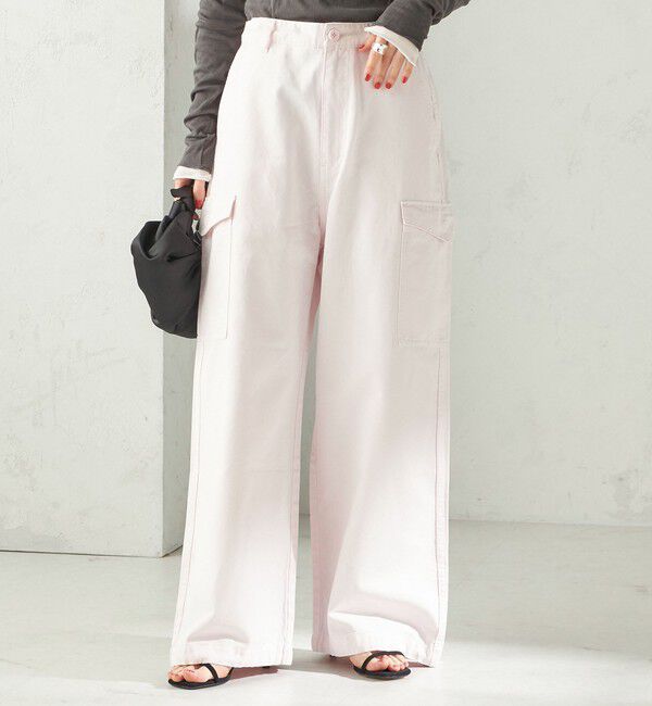 SHIPS for women「【SHIPS別注】GUNG HO:〈洗濯機可能〉パラシュート パンツ」|カーゴ|