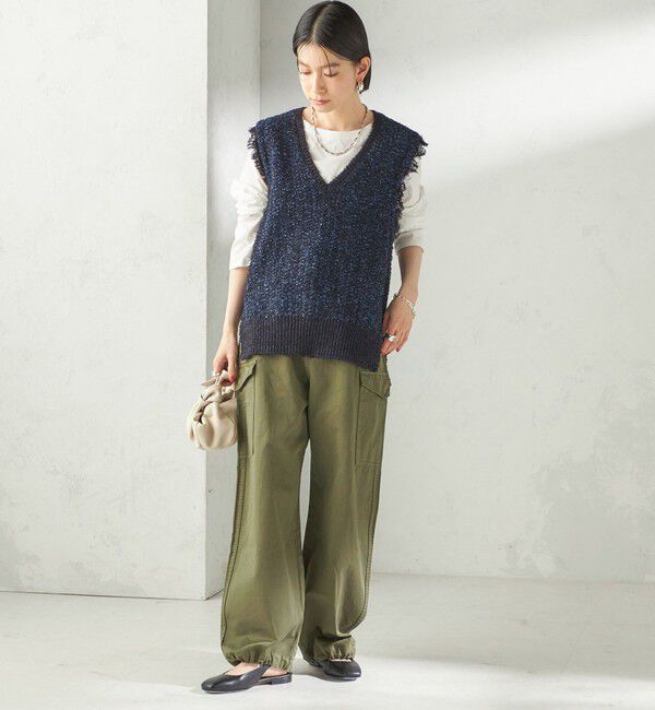 SHIPS for women「【SHIPS別注】GUNG HO:〈洗濯機可能〉パラシュート パンツ」|カーゴ|