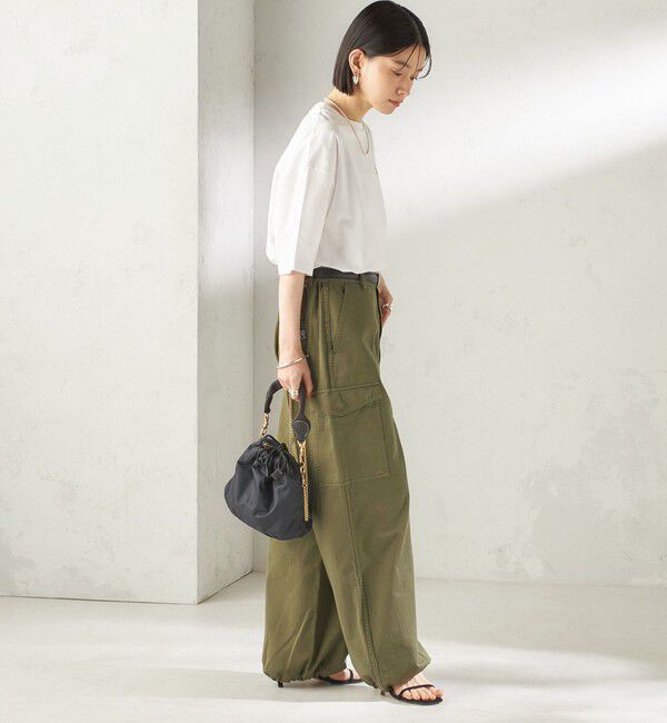 SHIPS for women「【SHIPS別注】GUNG HO:〈洗濯機可能〉パラシュート パンツ」|カーゴ|