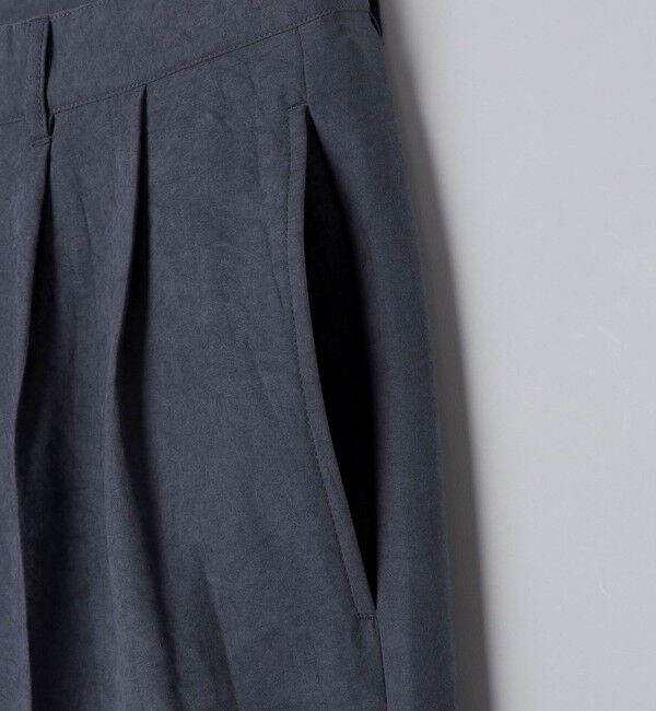 SHIPS「City Ambient Products: ドレープ 2タック ワイド スラックス」|スラックス|