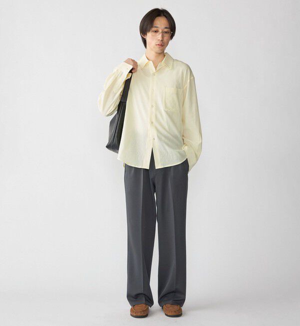 SHIPS「City Ambient Products: 2タック ワイド スラックス」|スラックス|