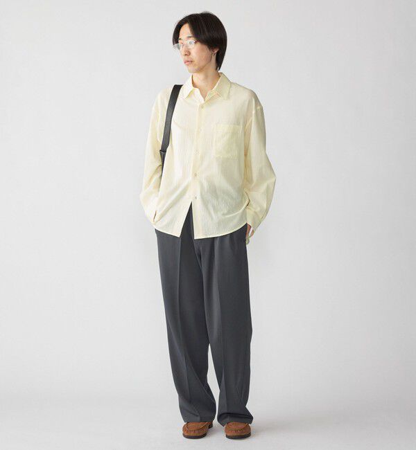 SHIPS「City Ambient Products: 2タック ワイド スラックス」|スラックス|