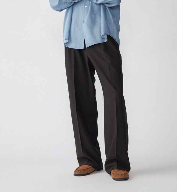 SHIPS「City Ambient Products: 2タック ワイド スラックス」|スラックス|