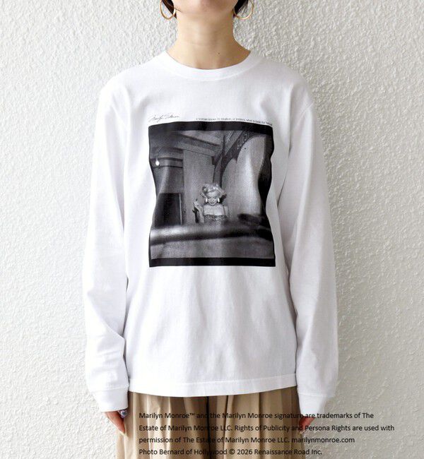 SHIPS any「GOOD ROCK SPEED:〈洗濯機可能〉MARILYN MONROE フォト プリント ロンTEE 26SS」|Tシャツ・カットソー|