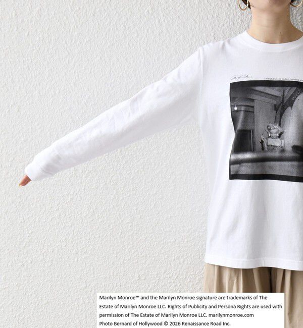 SHIPS any「GOOD ROCK SPEED:〈洗濯機可能〉MARILYN MONROE フォト プリント ロンTEE 26SS」|Tシャツ・カットソー|