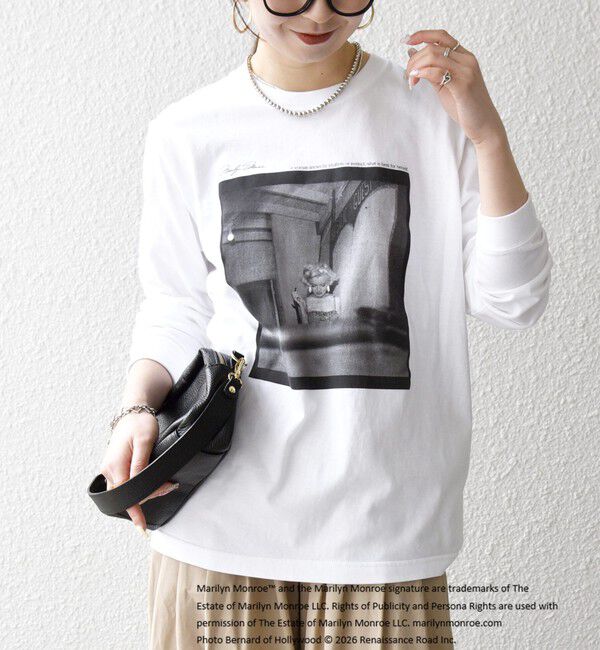 SHIPS any「GOOD ROCK SPEED:〈洗濯機可能〉MARILYN MONROE フォト プリント ロンTEE 26SS」|Tシャツ・カットソー|