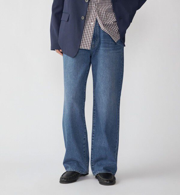 SHIPS「City Ambient Products: ワイド ストレート デニム」|デニム|