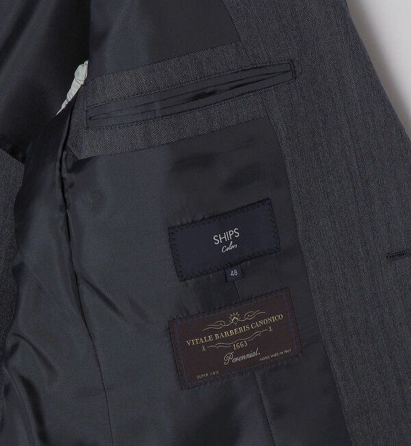 SHIPS Colors 「SHIPS Colors:CANONICO ペレニアル スーツ ジャケット(セットアップ対応可能)」|テーラードジャケット|