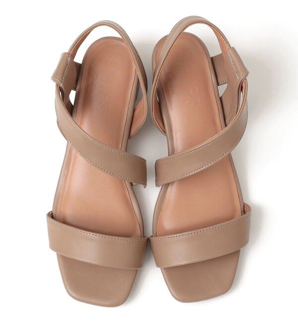 SHIPS Colors 「《予約》SHIPS Colors:ストラップ ローヒール サンダル◆」|サンダル|