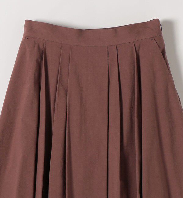 SHIPS any「《予約》SHIPS any:〈洗濯機可能〉コットンミックス タイプライター フレア タック スカート」|スカート|