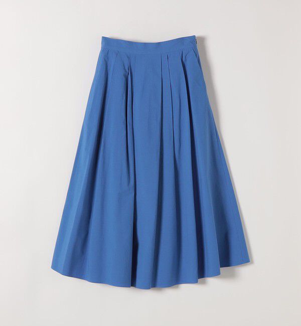 SHIPS any「《予約》SHIPS any:〈洗濯機可能〉コットンミックス タイプライター フレア タック スカート」|スカート|