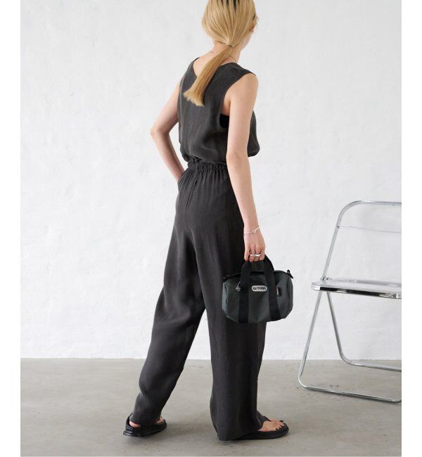 OUTDOOR PRODUCTS Usual Things「新色追加 キュプラステッチワークドロストワイドパンツ セットアップ対応」|スラックス|