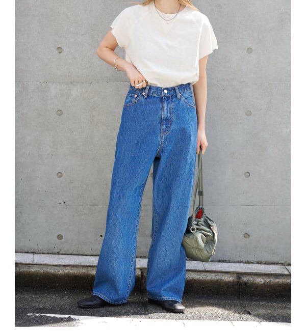 OUTDOOR PRODUCTS Usual Things「≪予約≫ULTサマーデニムハイライズルーズ5PKT」|デニム|